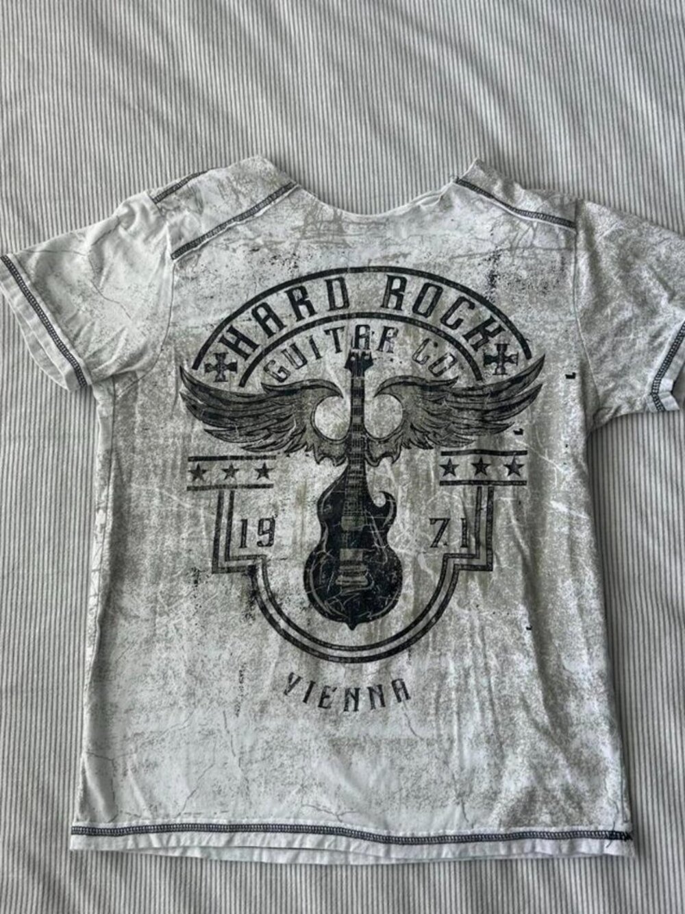 Women's Grey and White T-shirt